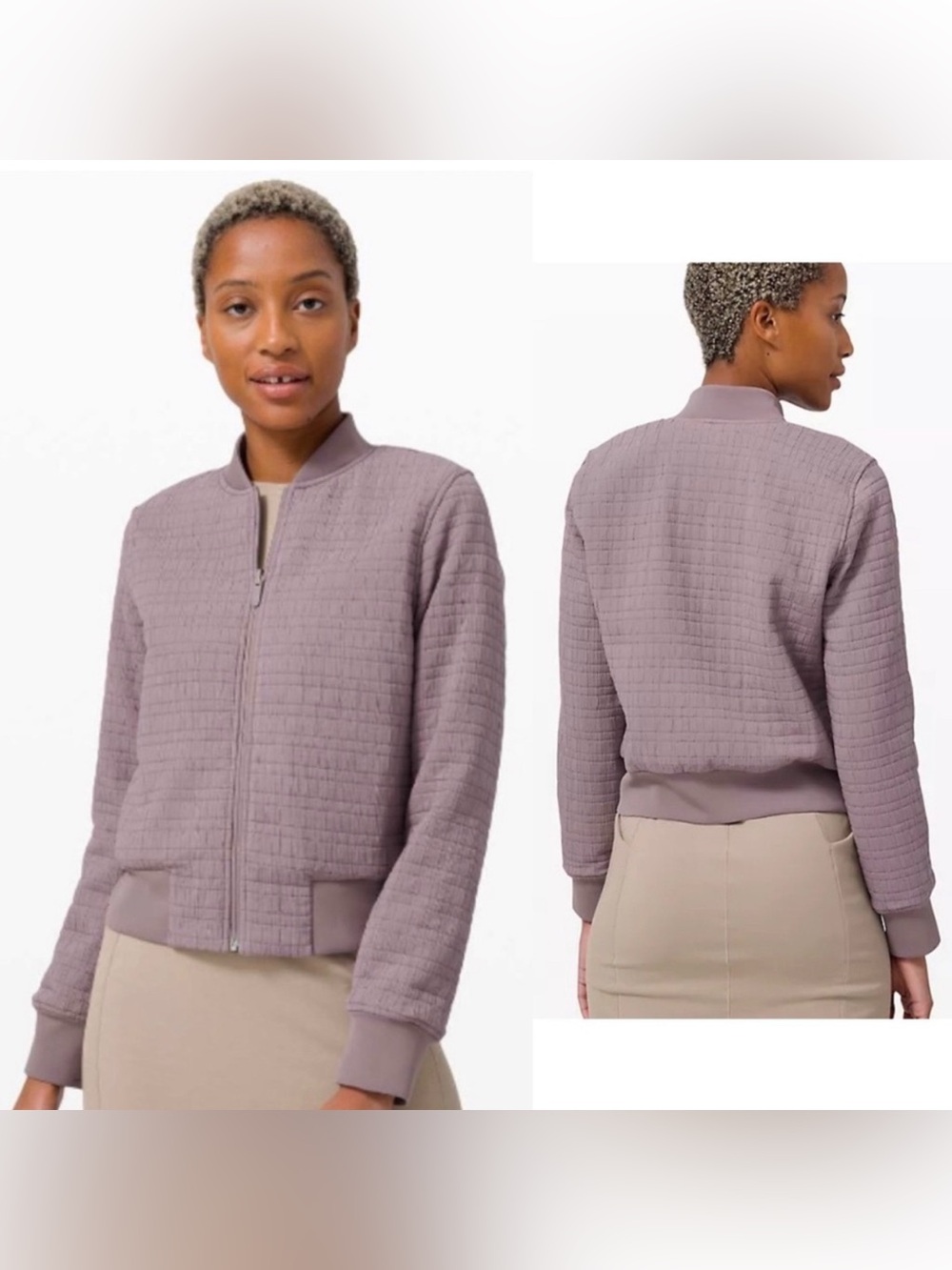 ✨Lululemon Athletica Serene Travels Reversible Bomber Jacket Size 12